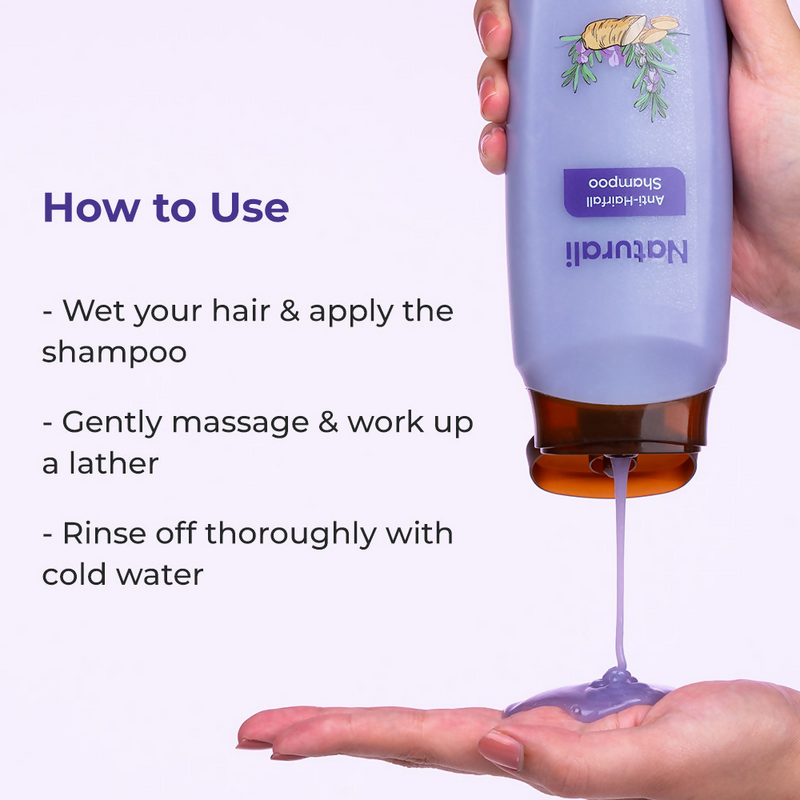 Naturali Anti-Hairfall Shampoo with Rosemary Oil & Ginseng Extract