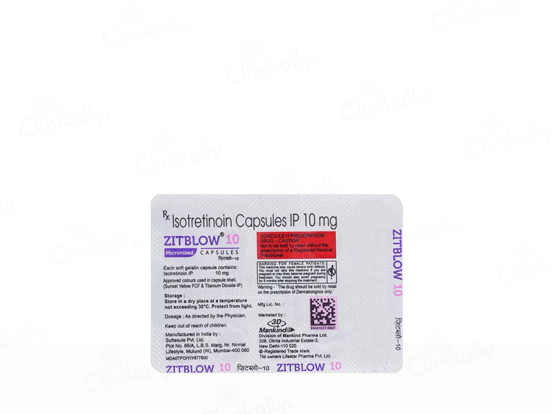 Zitblow 10mg Capsule