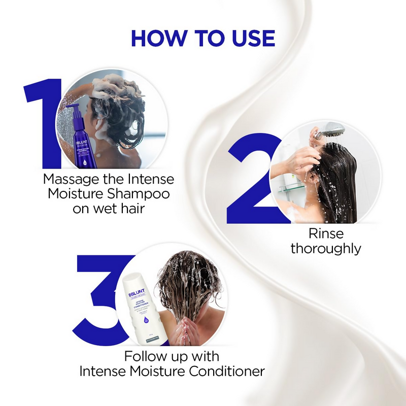 BBlunt Intense Moisture Shampoo and Conditioner Combo