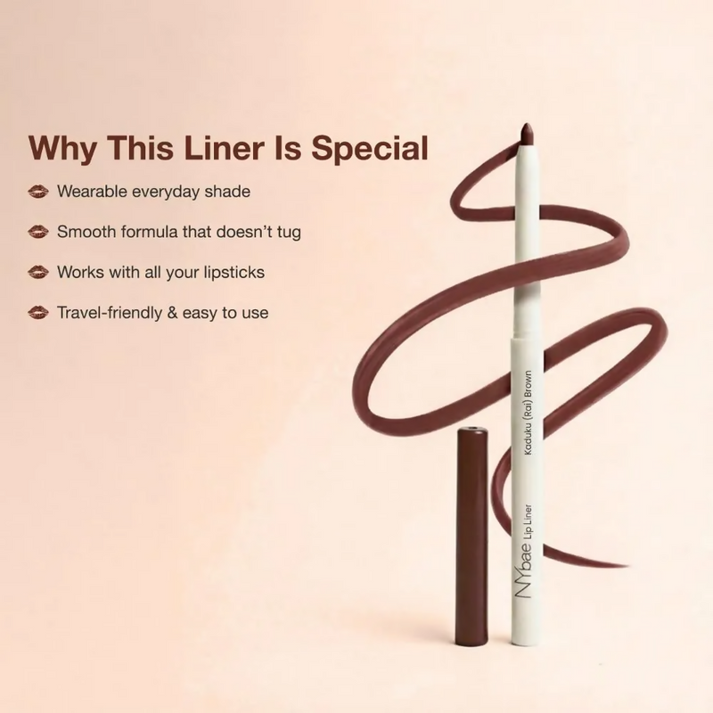 NY Bae 2-in-1 Lip Liner & Lip Colour - Kaduku Brown