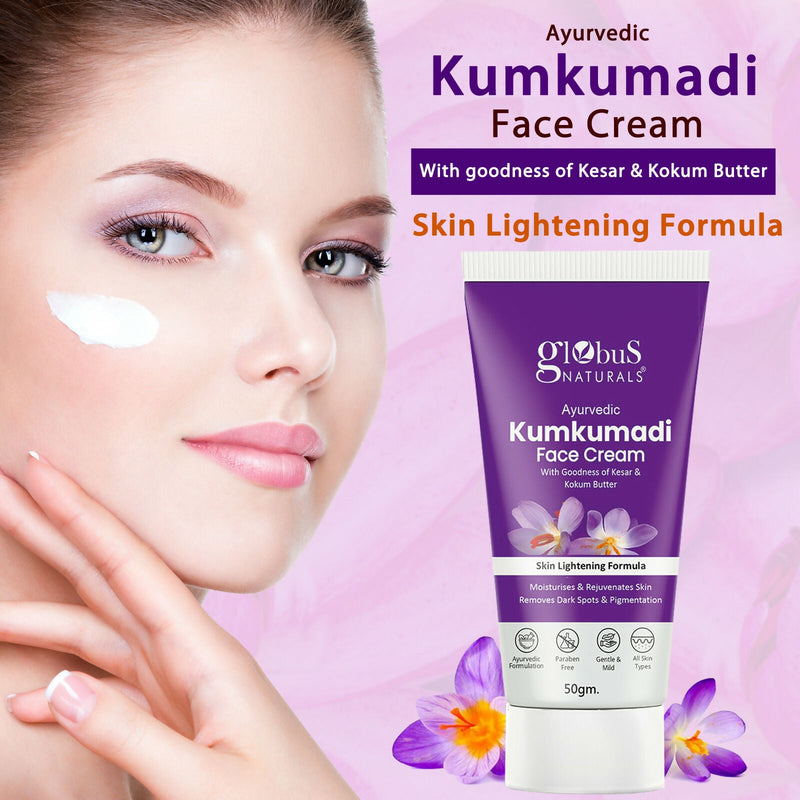 Globus Naturals Ayurvedic Kumkumadi Skin Lightening Face Cream