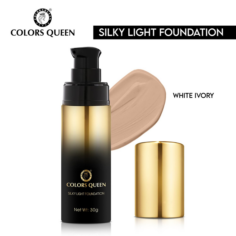 Colors Queen Silky Light Foundation - 01 White Ivory
