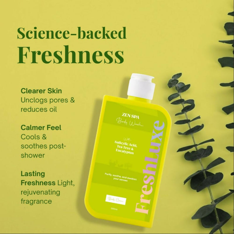 FreshLuxe Zen Spa Shower Gel & Body Wash