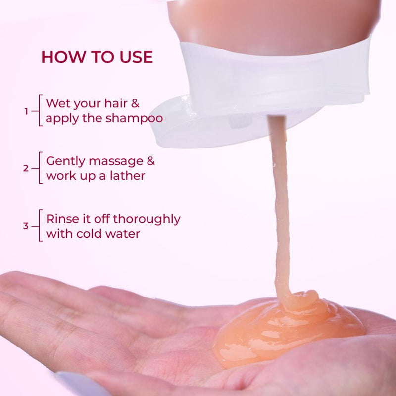 Naturali Hairfall Arrest Shampoo With Red Onion & Bhringraj, Sulphate & Paraben-Free Shampoo