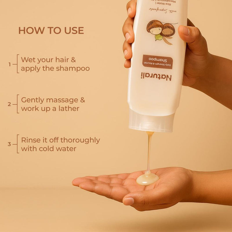 Naturali Daily Strength & Nourish Shampoo, Nourishes & Strengthens Hair