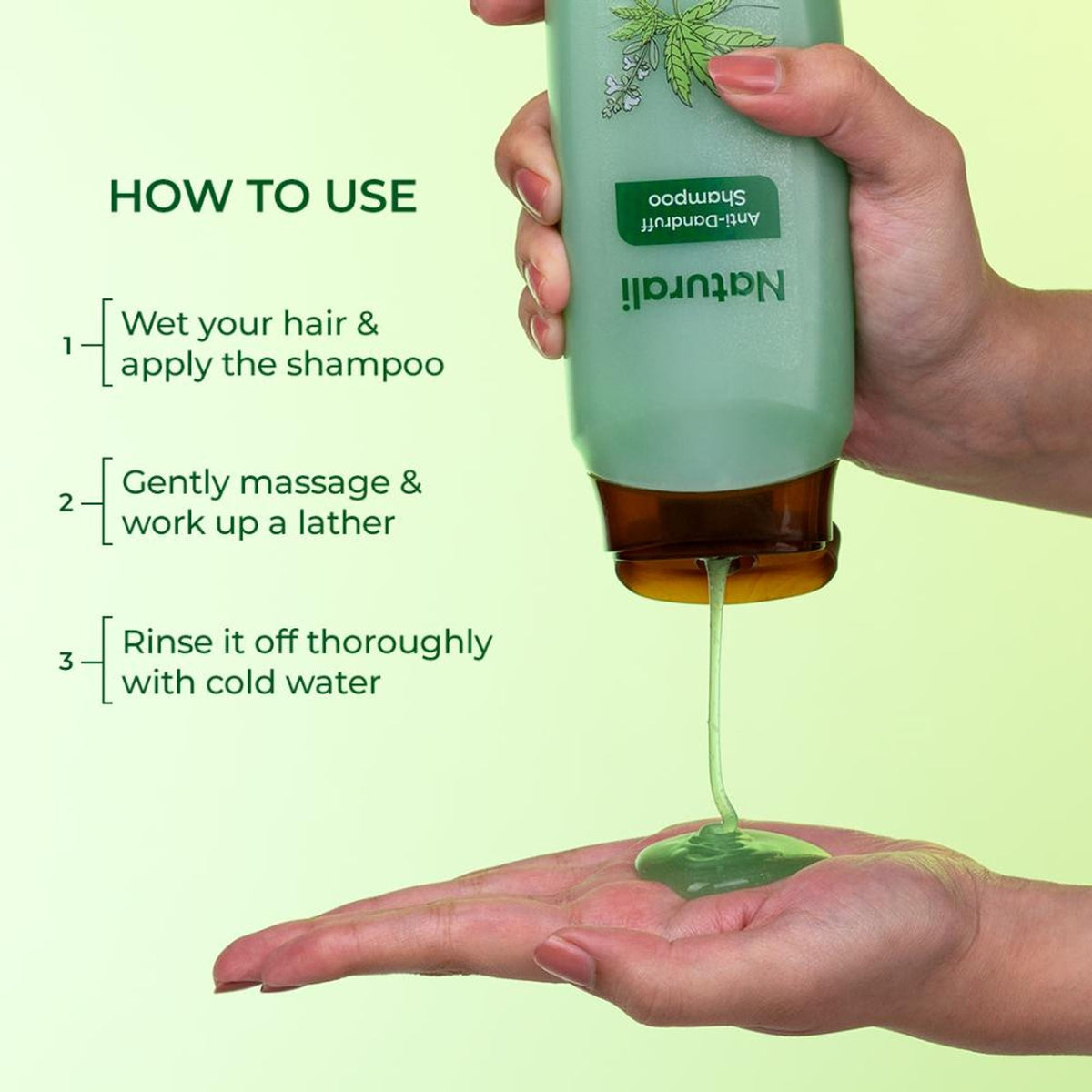 Naturali Anti-Dandruff Shampoo With Hemp, Sage & Salicylic Acid