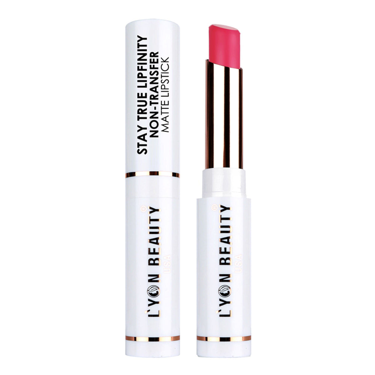Lyon Beauty Stay True Lipfinity Non Transfer Matte Lipstick - Magenta 03