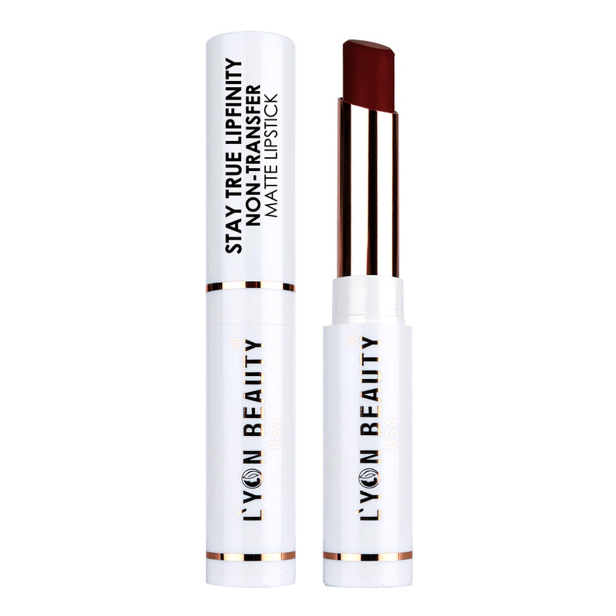 Lyon Beauty Stay True Lipfinity Non Transfer Matte Lipstick - Maroon 10
