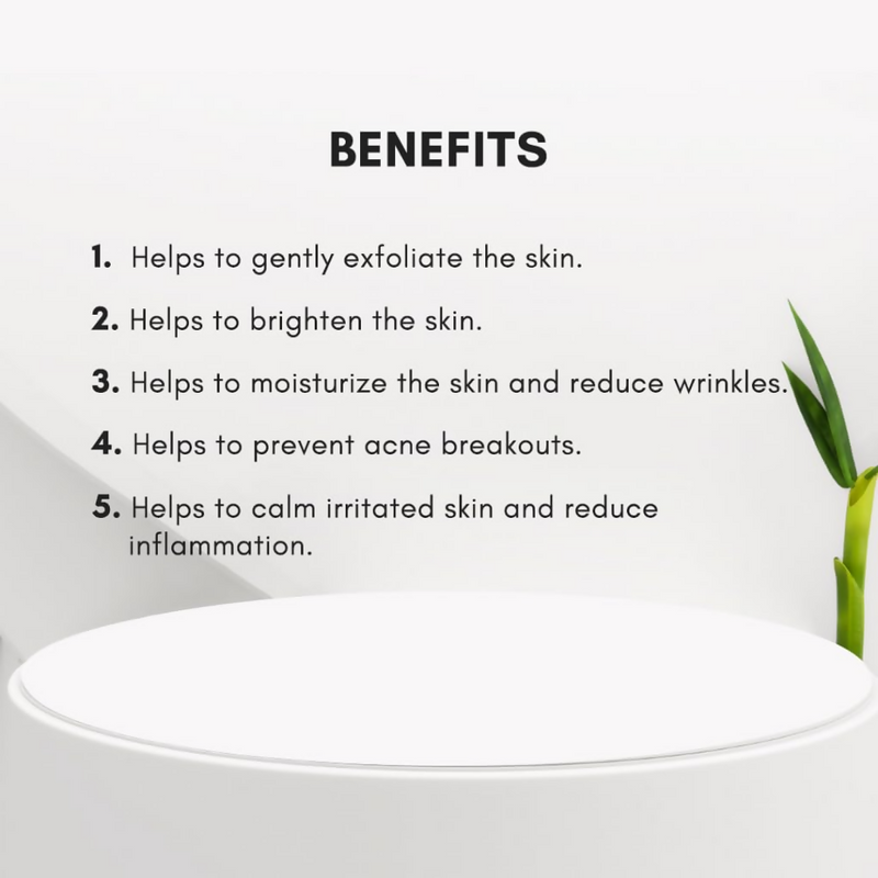 The Eco Mama Rice Granules With Cucumber Face Scrub