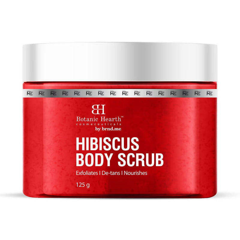 Botanic Hearth Hibiscus Body Scrub For Brighter, Smoother, Hydrated & Moisturized Skin