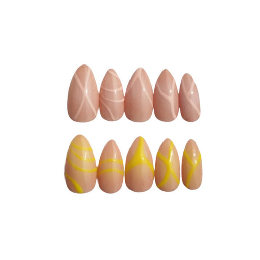 SOEZI Sunkissed Sunburn Reusable Press On Nails - Application Kit