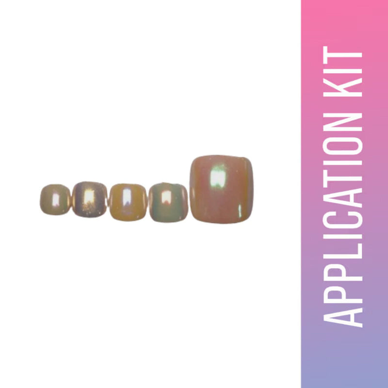 SOEZI Pearl Essence Toezi Reusable Press On Nails - Application Kit