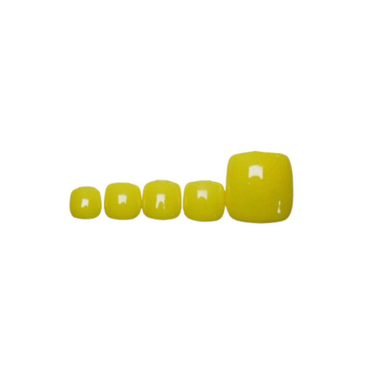 SOEZI Neon Blast Toezi Reusable Press On Nails - Ready To Wear Kit