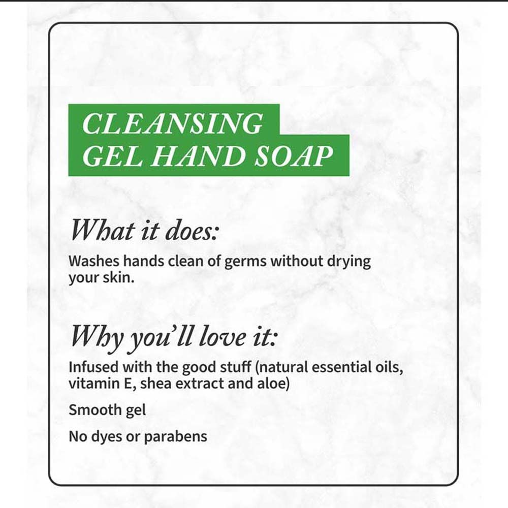 Bath & Body Works Basil Leaf & Apple Cleansing Gel Hand Soap