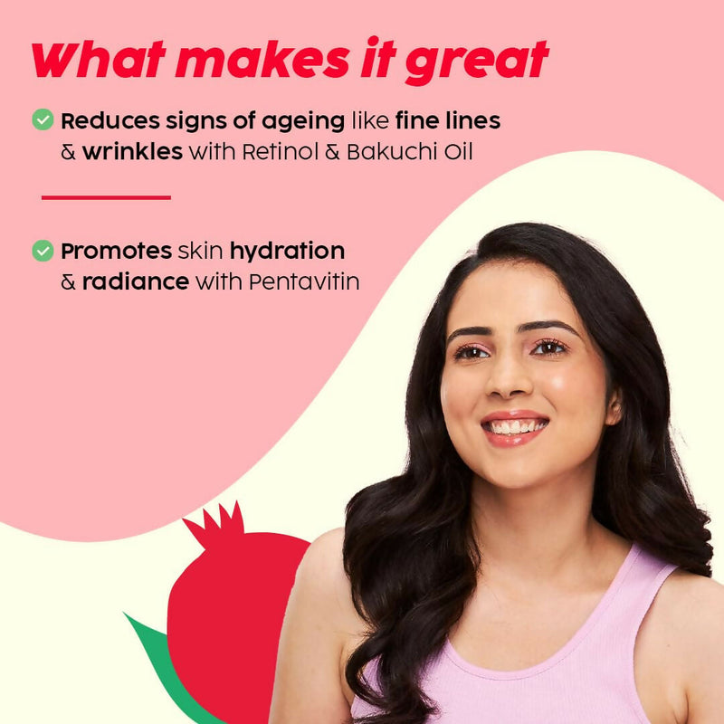 PLIX The Plant Fix 0.6% Retinol Face Serum and 1.20% Retinol Night Cream with Bakuchi Oil