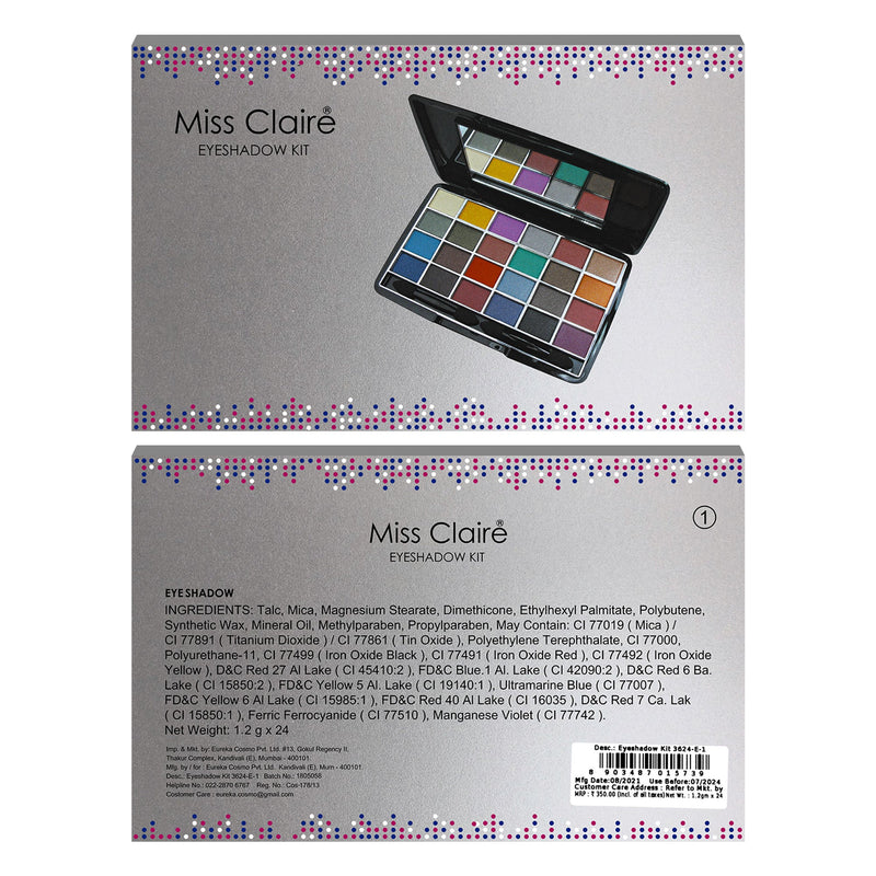 Miss Claire Eyeshadow Kit - 3624-E-1