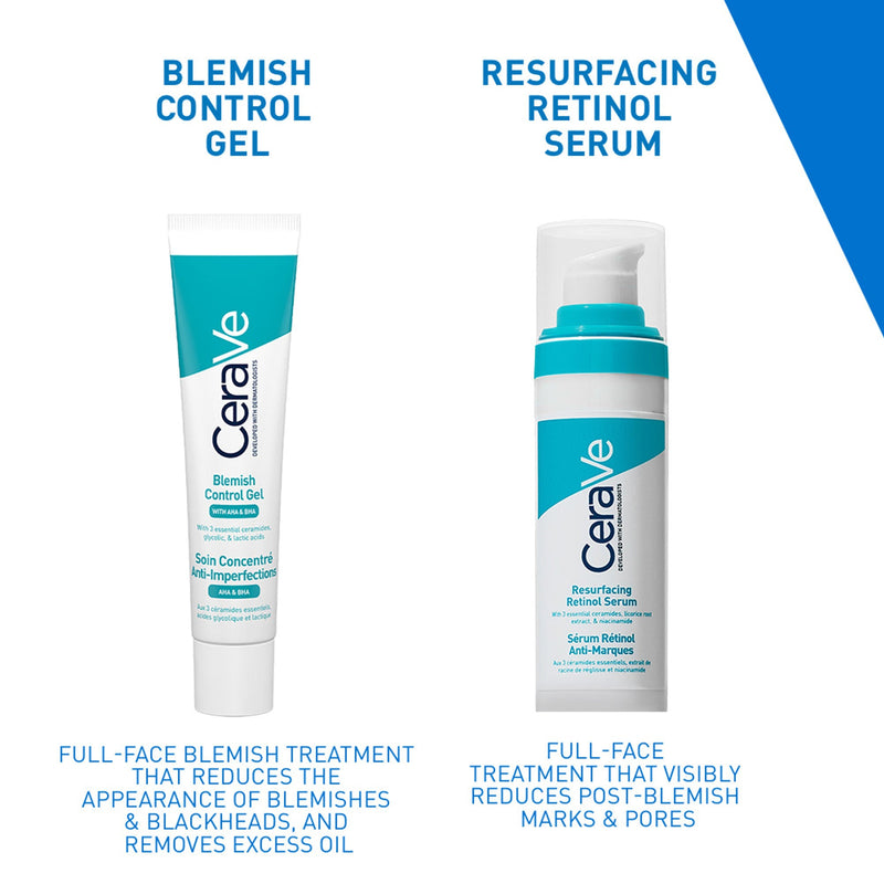 CeraVe Blemish Control Gel with 2% Salicylic Acid, AHA & Niacinamide for Acne Spot Treatment