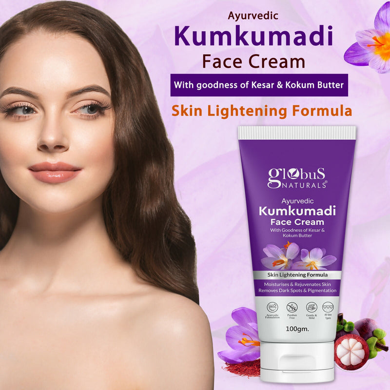 Globus Naturals Ayurvedic Kumkumadi Skin Lightening Face Cream