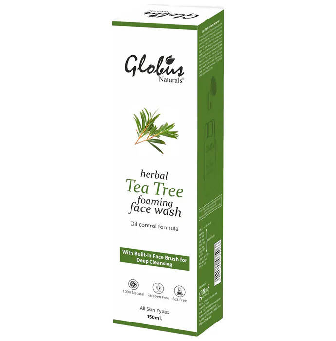 Globus Naturals Tea Tree Foaming Face Wash