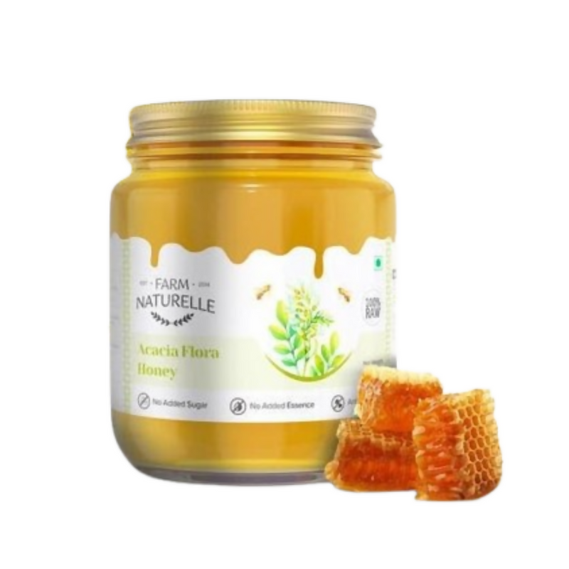 Farm Naturelle Acacia Honey - Raw, Natural, and Unprocessed Forest Honey