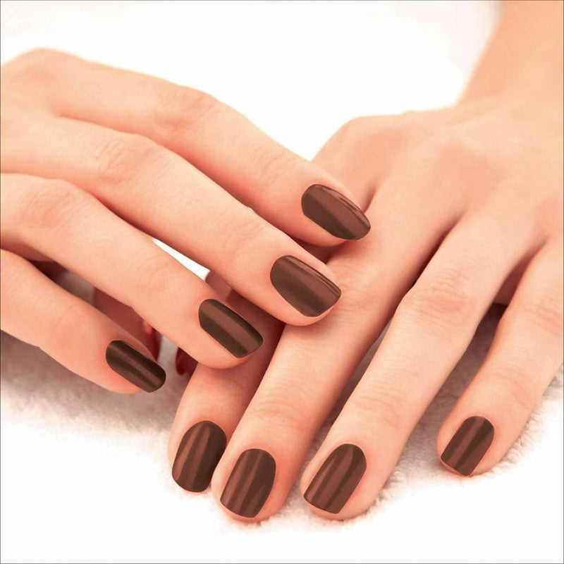 Lakme 9 to 5 Primer + Gloss Nail Polish - Woody Desk Elegance