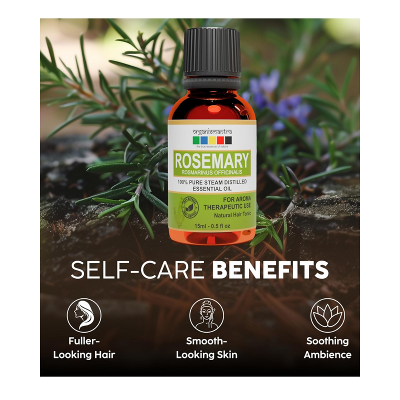Organix Mantra Rosemary Oil for Hair - 100% Natural Rosemary Hair Oil