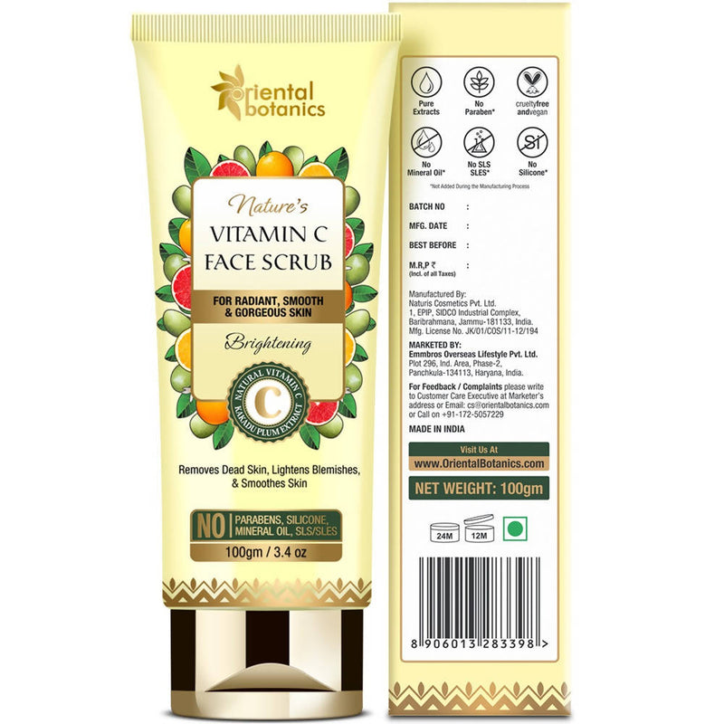 Oriental Botanics Nature’s Vitamin C Brightening Face Scrub