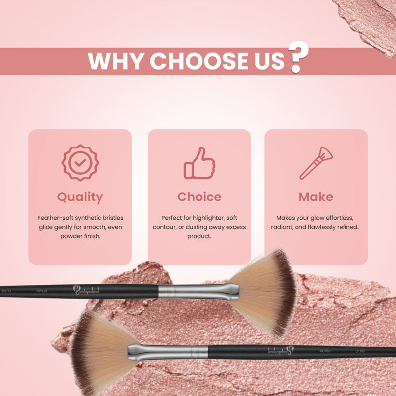 London Prime HD Fan Brush-LP309 ( Formerly London Pride Cosmetics )