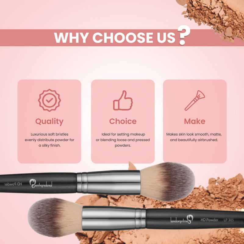 London Prime HD Powder Brush-LP305 ( Formerly London Pride Cosmetics )