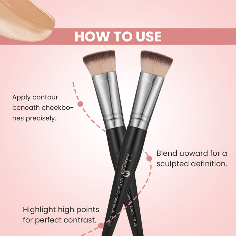 London Prime HD Flat Contour Brush-LP307 ( Formerly London Pride Cosmetics )