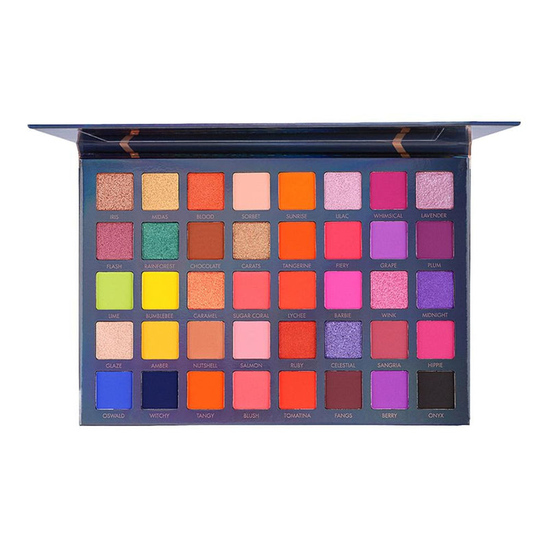 PAC Studio Vibe Eyeshadow Palette X40 Season 1 - Blendable Formula, Intense Color Payoff, Richly Pigmented