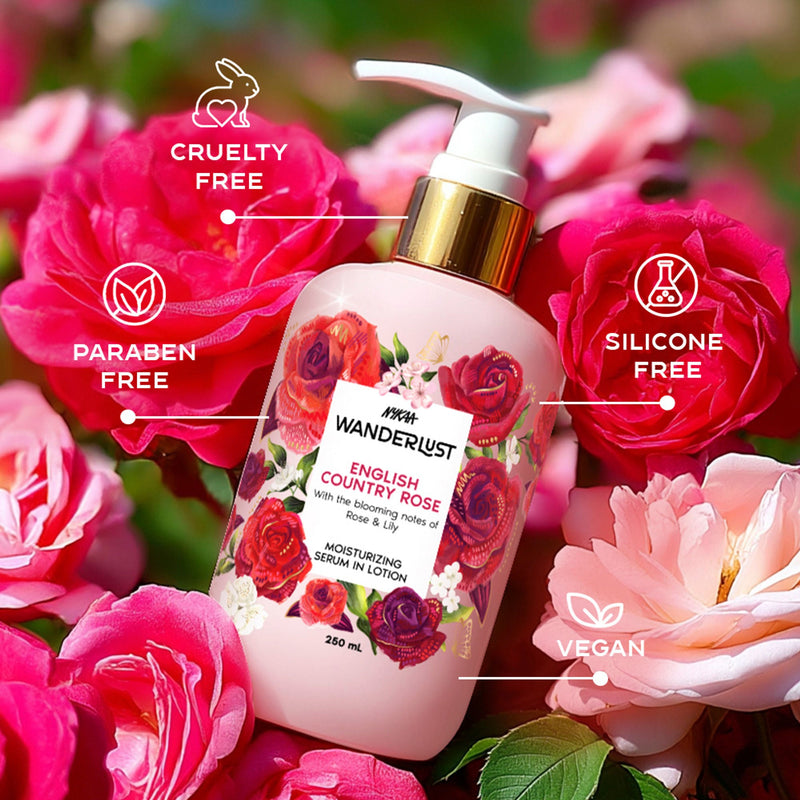 Wanderlust Moisturizing Body Lotion - English Country Rose