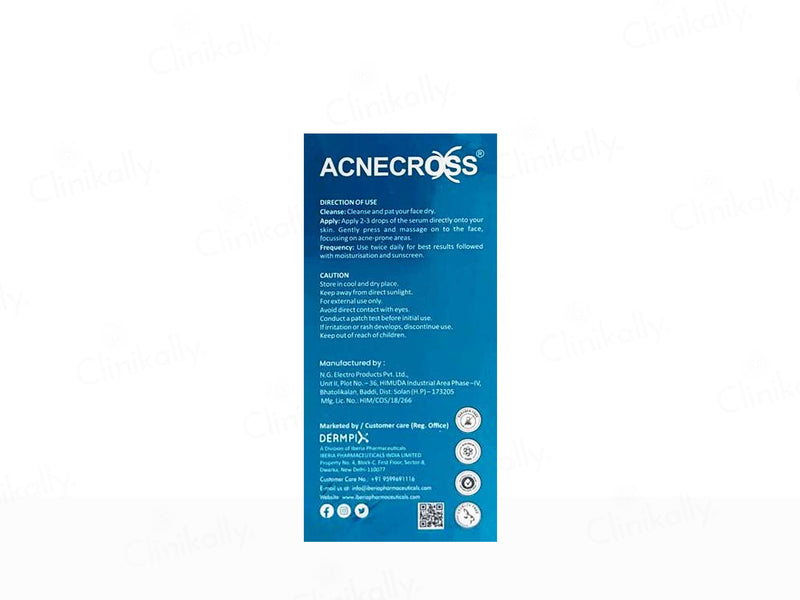 Acnecross Salicylic Acid Pore Refining Serum