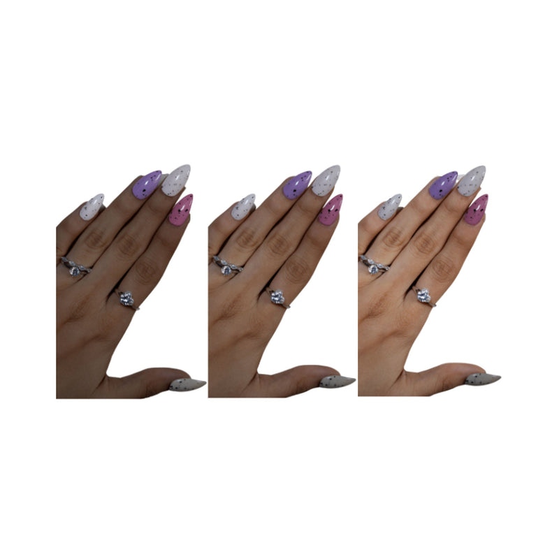 SOEZI Cute And Casual Reusable Press On Nails - Ready To Wear Kit