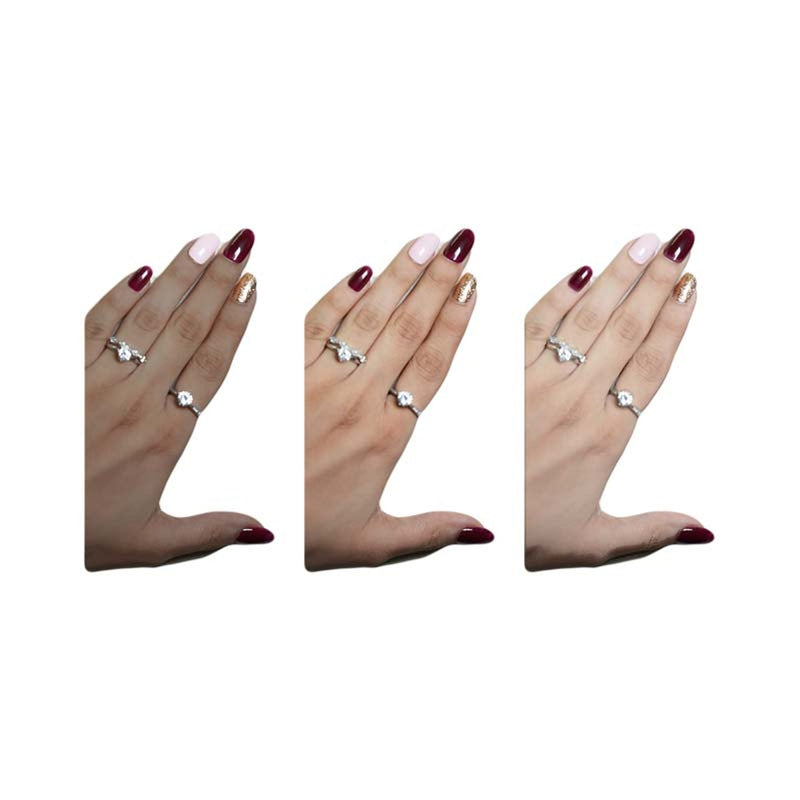 SOEZI Flip'em Off Reusable Press On Nails - Ready To Wear Kit