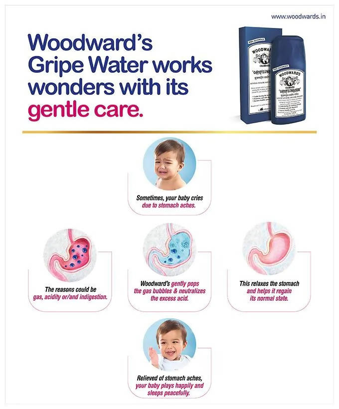 Woodward's Gripe Water - Gentle Antacid for Infants