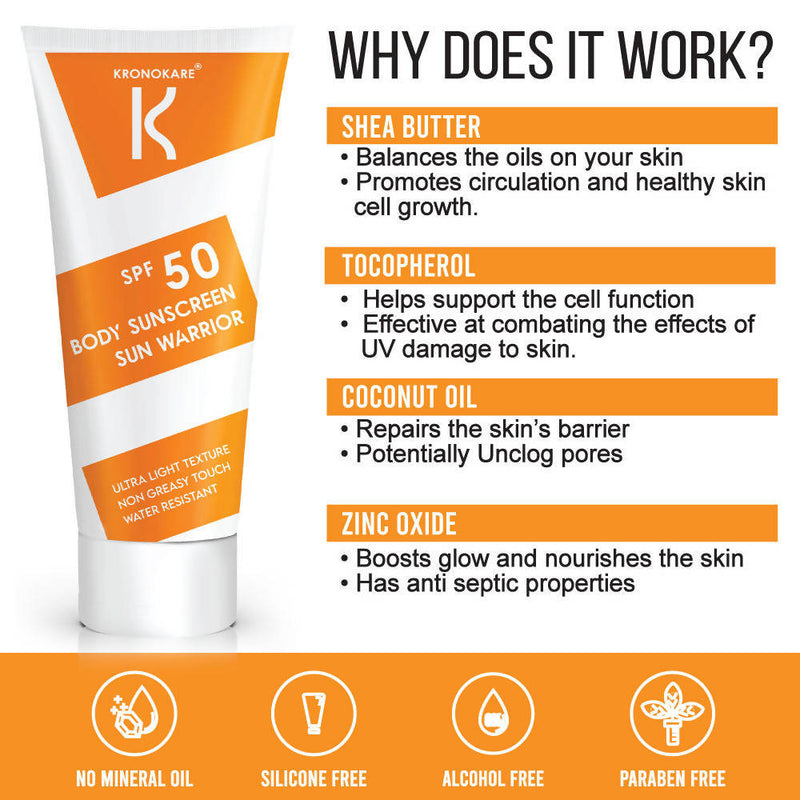 Kronokare Body Sunscreen SPF 50
