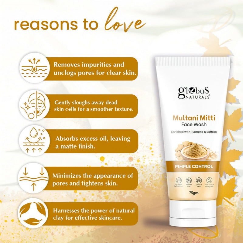 Globus Naturals Multani Mitti Face Wash