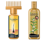 Indulekha Combo Set - Bringha Hair Oil and Anti Hair Fall Shampoo (Hair Cleanser)