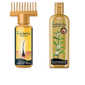 Indulekha Combo Set - Bringha Hair Oil and Anti Hair Fall Shampoo (Hair Cleanser)