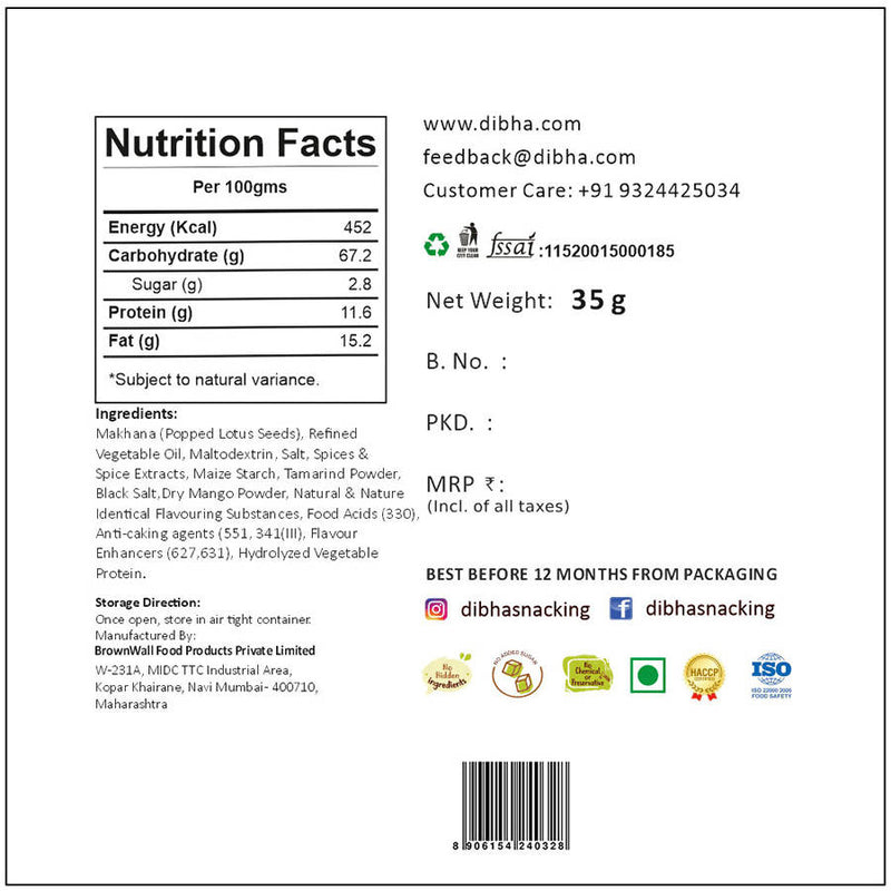 Dibha Tangy Chaska Makhana