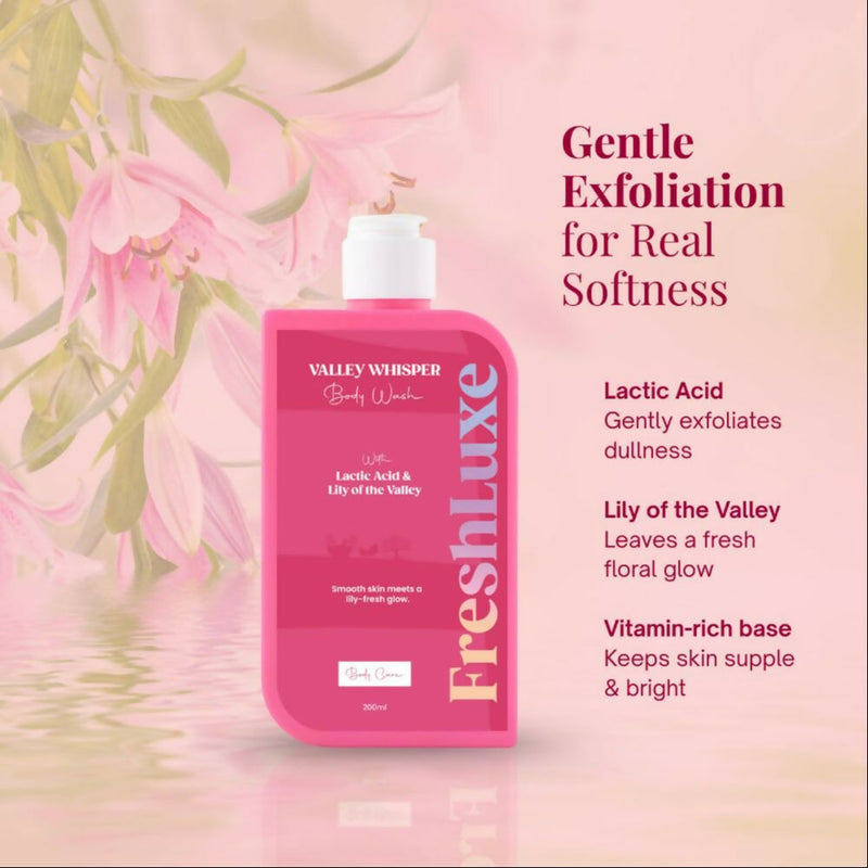FreshLuxe Valley Whisper Shower Gel & Body Wash