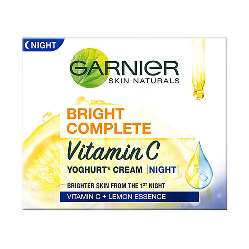 Garnier Bright Complete Vitamin C Yoghurt Night Cream - Limited Time Offer