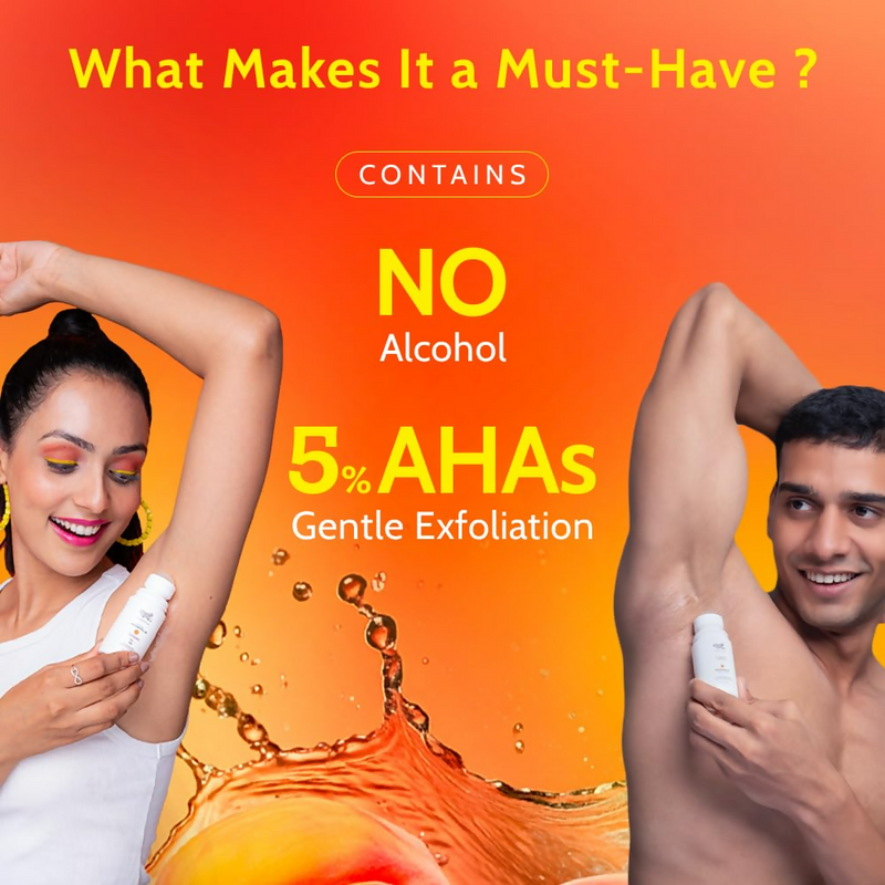 Chemist At Play UnderArm Roll-On with 5% AHA (Peach Fragrance)