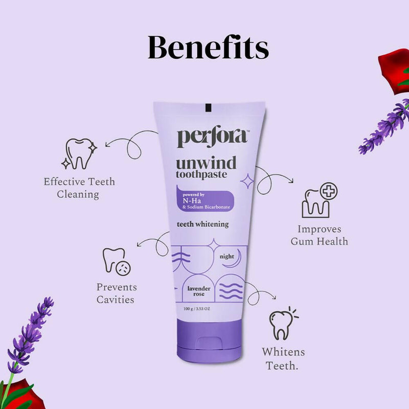 Perfora Unwind Toothpaste Lavender Rose