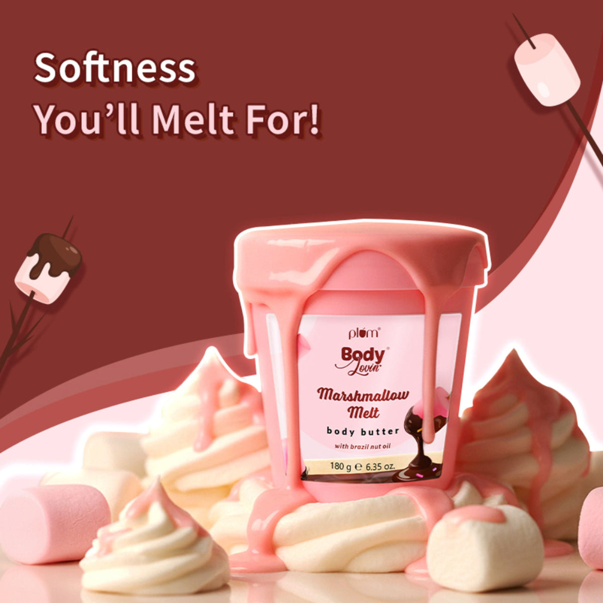 Plum BodyLovin Marshmallow Melt Body Butter