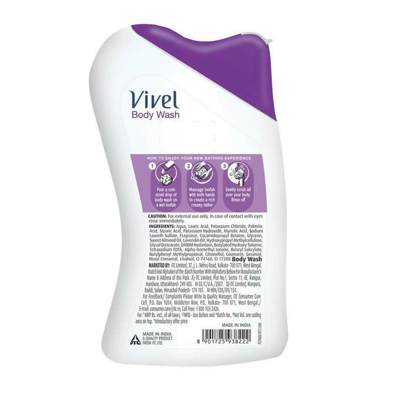 Vivel Lavender & Almond Oil Body Wash