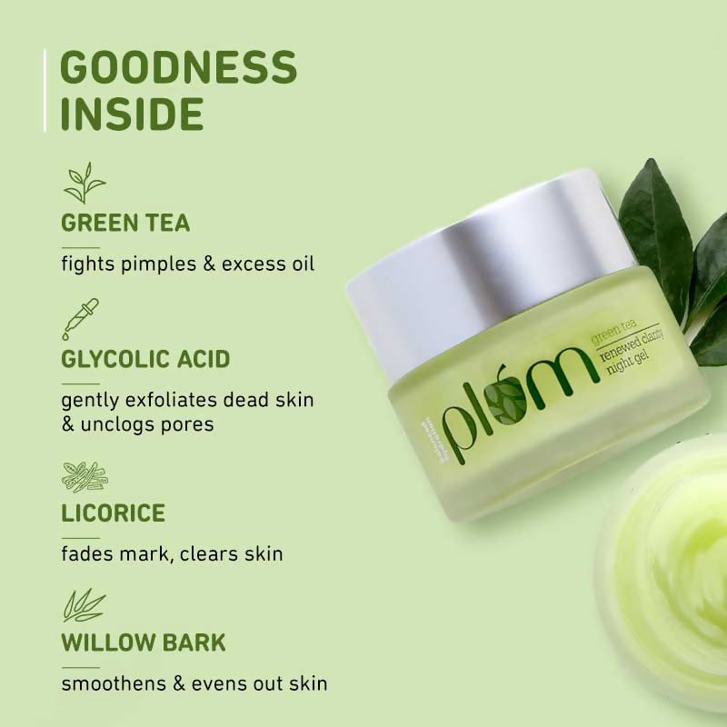 Plum Green Tea Night Gel Cream