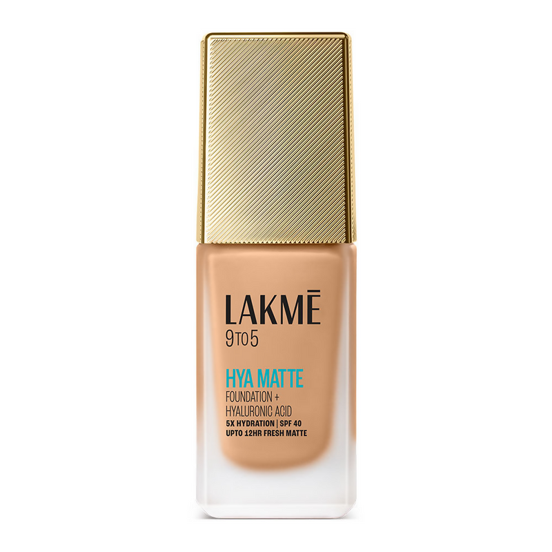 Lakme 9to5 Hya Matte Foundation + Hyaluronic Acid - Warm Wood
