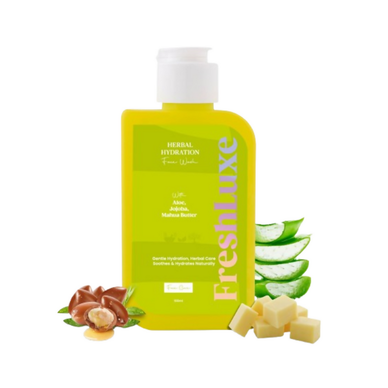 FreshLuxe Herbal Hydration Face Wash For Oil & Acne Control with Aloe Vera & Neem
